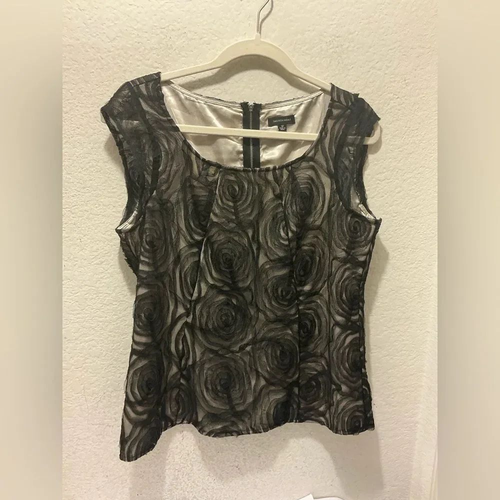 Saks Fifth Avenue Women's Lace Blouse size 12